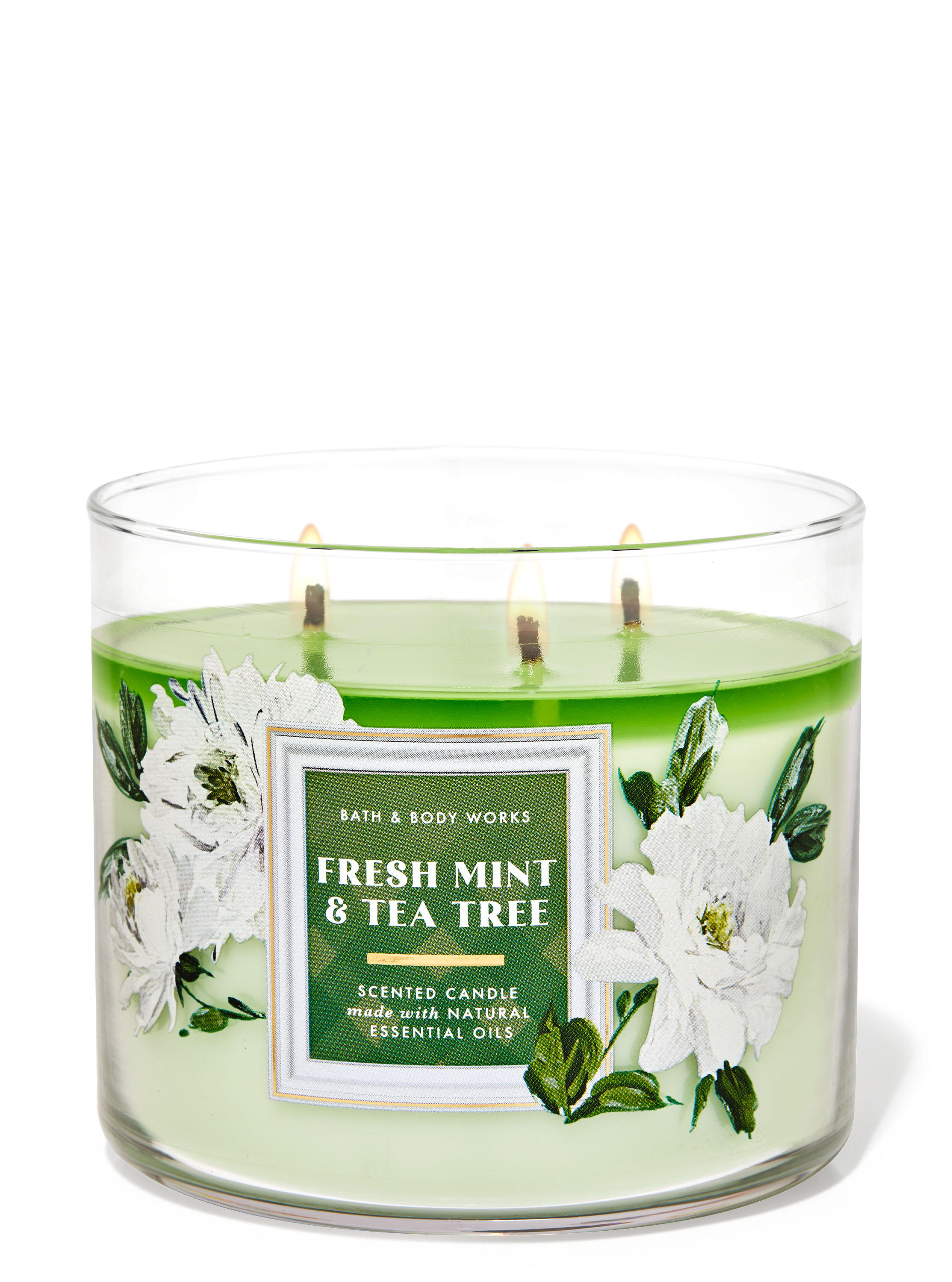 Buy Fresh Mint & Tea Tree 3-Wick Candle online in Jeddah, Riyadh | Bath ...