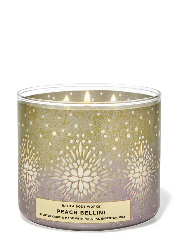 Buy Peach Bellini 3-Wick Candle online in Jeddah, Riyadh