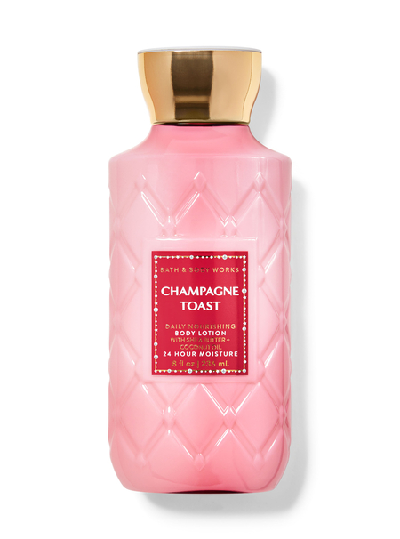 Bath and Body Works - Champagne Toast Body Care - Full Size 4 Piece Gift  set + Random Gift Bag (Includes Fragrance Mist, Shower Gel, Lotion, and  Hand Cream) price in Saudi